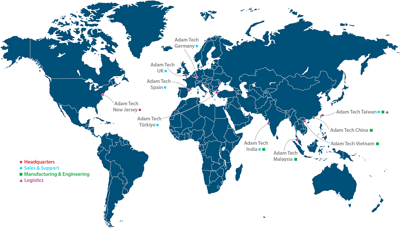 Adam Tech Locations